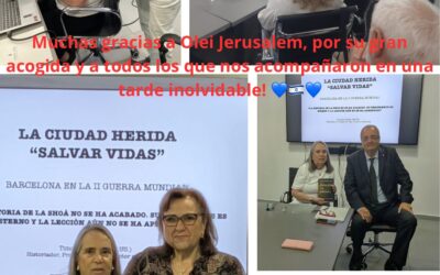 Presentación de Estación de Francia. Lo que mi padre nunca contó en OLEI Jerusalem